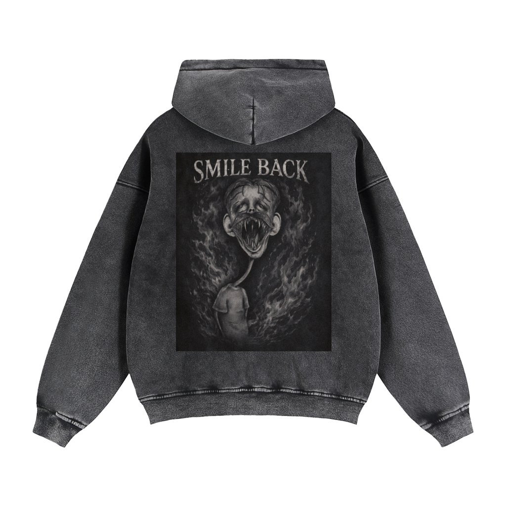 Zip-Through Boxy Fleece Hoodie